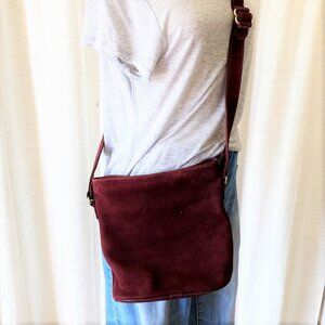 Vintage Nubuc Leather Sonoma Coach Bucket Bag